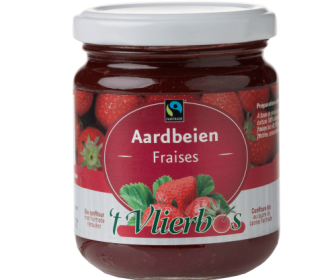 Aardbeienconfituur met rietsuiker